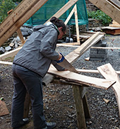 natural edge wood course